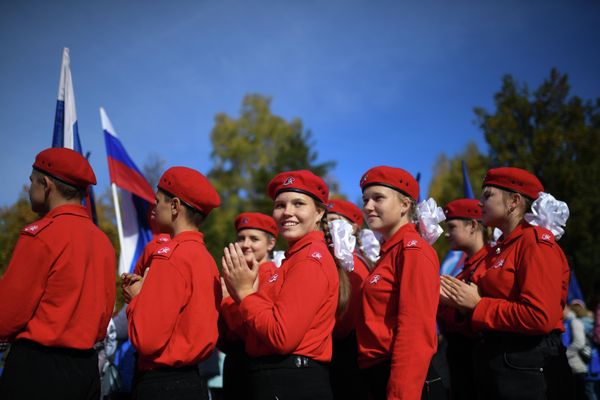 A rally and a concert are held in Central Park, Novosibirsk in support of Russian President Vladimir Putin and referendums in Donbass, and the Kherson and Zaporozhye regions on joining Russia. - Sputnik International
