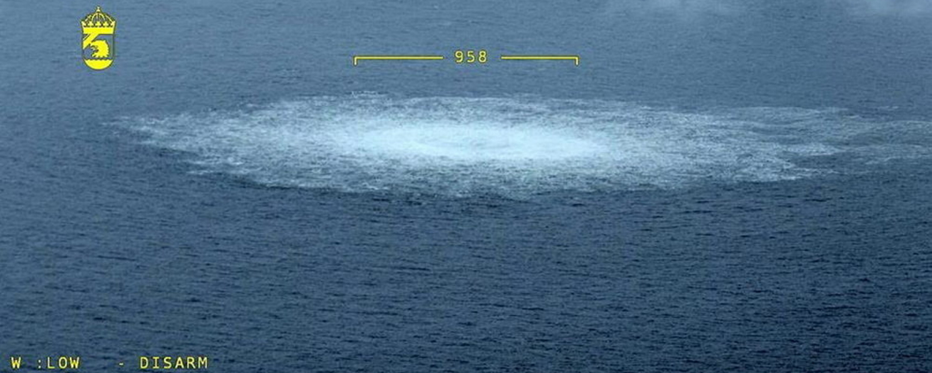 In this picture provided by Swedish Coast Guard, the gas leak in the Baltic Sea from Nord Stream photographed from the Coast Guard's aircraft on Wednesday, Sept. 27, 2022 - Sputnik International, 1920, 07.03.2023