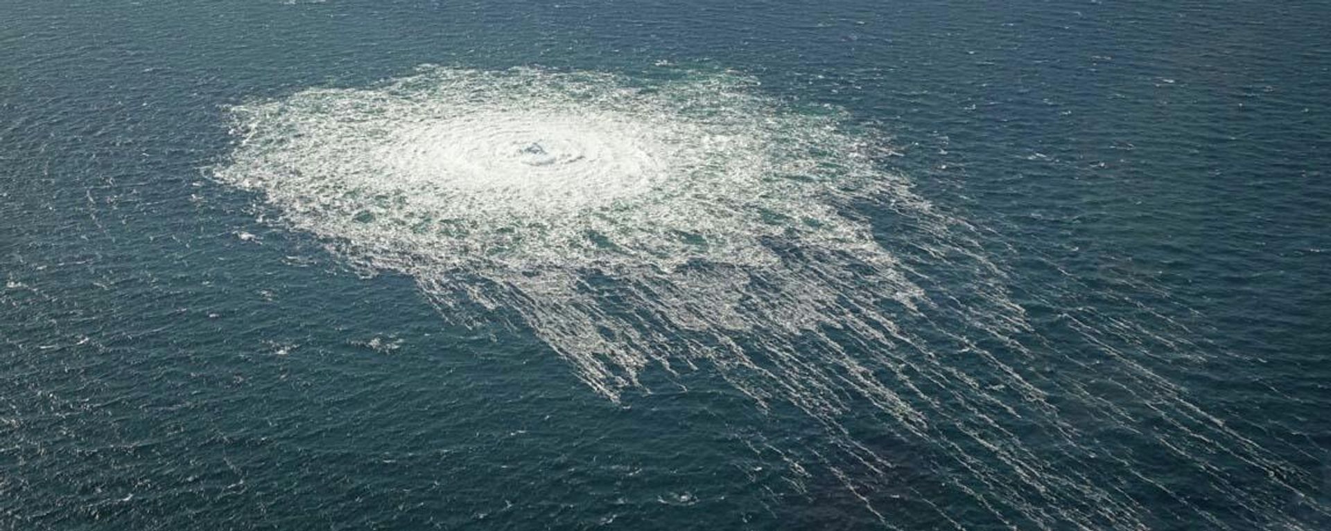 Gas leak location on Nord Stream 2 Gas leak location on Nord Stream 2 - Sputnik International, 1920, 11.02.2023