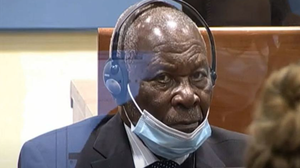 The initial appearance of Félicien Kabuga before the International Residual Mechanism for Criminal Tribunals (IRMCT) in November 2020 at The Hague. Kabuga is accused of aiding the genocide of Rwandan Tutsis in 1994. - Sputnik International