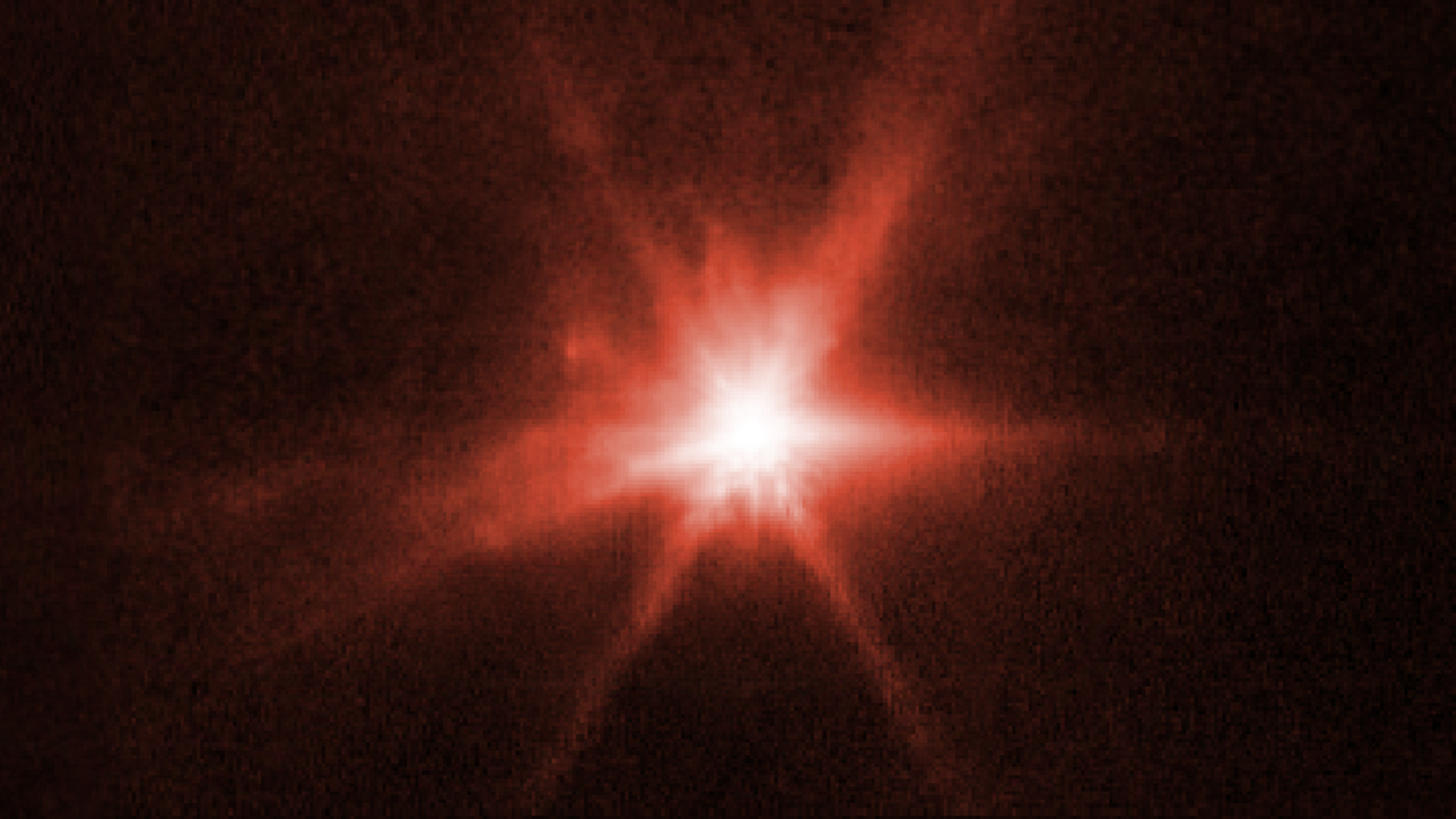 Dimorphos, the asteroid moonlet in the double-asteroid system of Didymos, about 4 hours after NASA’s Double Asteroid Redirection Test (DART) made impact Dimorphos, the asteroid moonlet in the double-asteroid system of Didymos, about 4 hours after NASA’s Double Asteroid Redirection Test (DART) made impact - Sputnik International, 1920, 30.09.2022