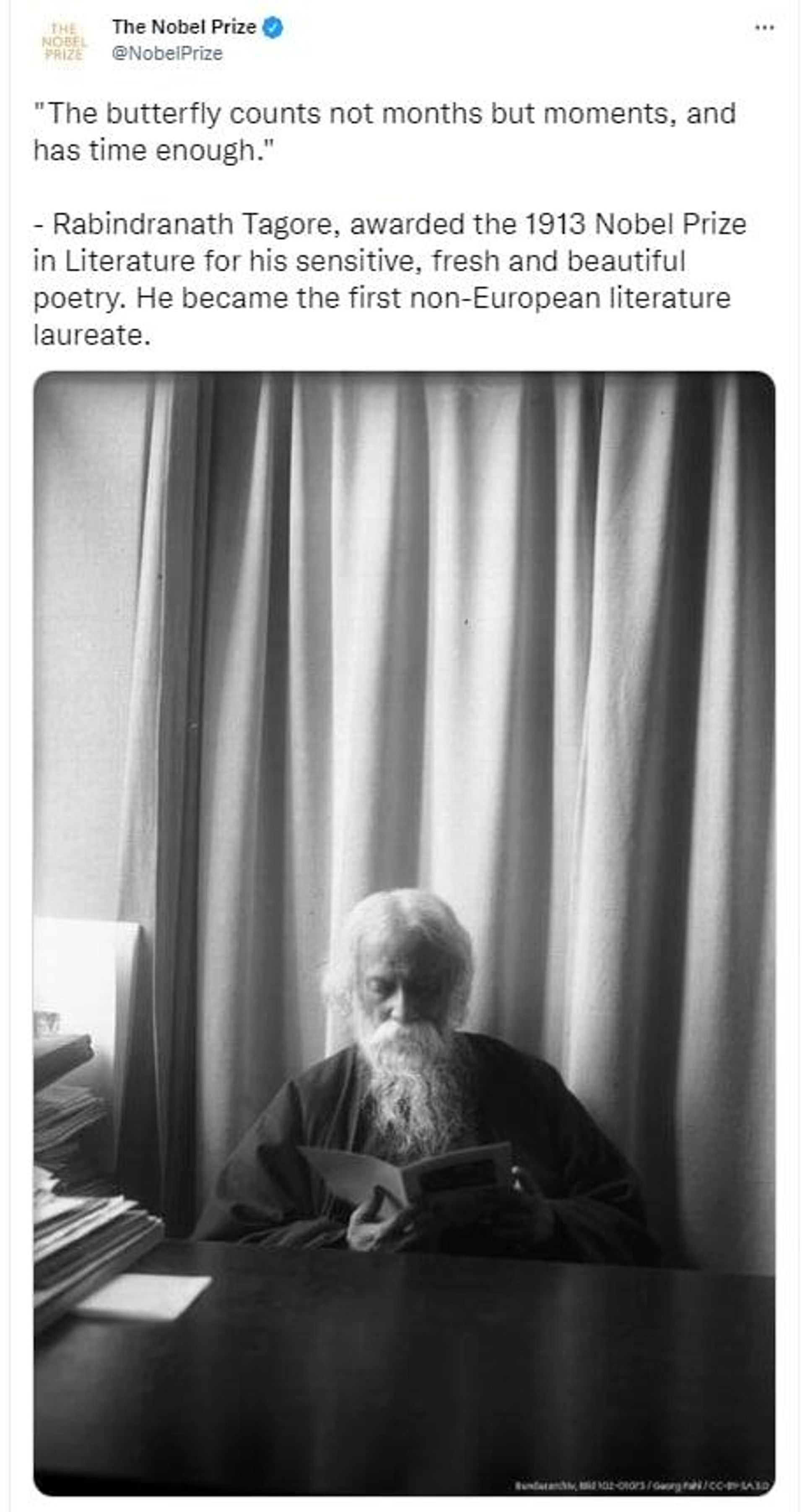 Rabindranath Tagore, awarded the 1913 Nobel Prize in Literature - Sputnik International, 1920, 06.10.2022
