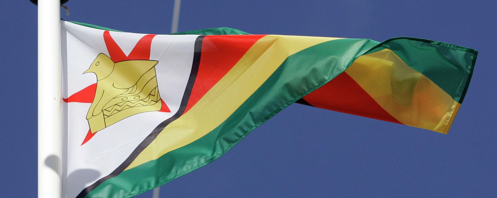 The flag of Zimbabwe blows in the win The flag of Zimbabwe blows in the win - Sputnik International, 1920, 05.11.2022