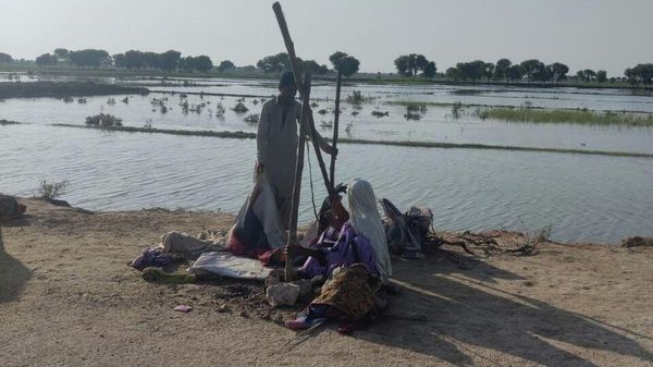 flood victims in Jacobabad city, Southern Pakistan - Sputnik International