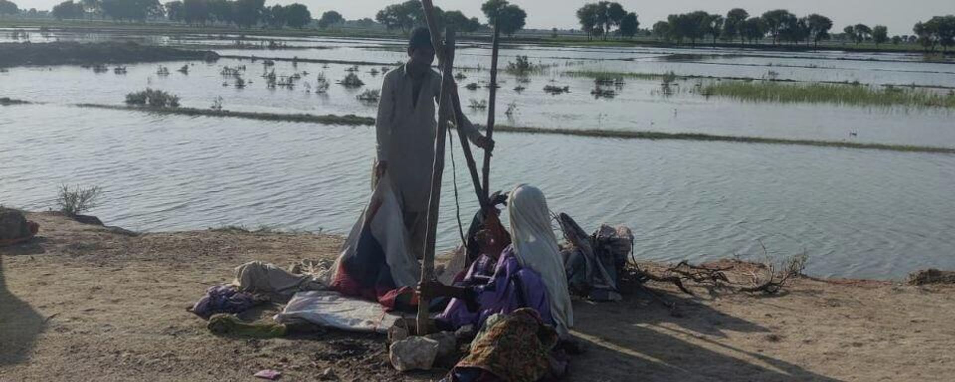 flood victims in Jacobabad city, Southern Pakistan - Sputnik International, 1920, 23.07.2023