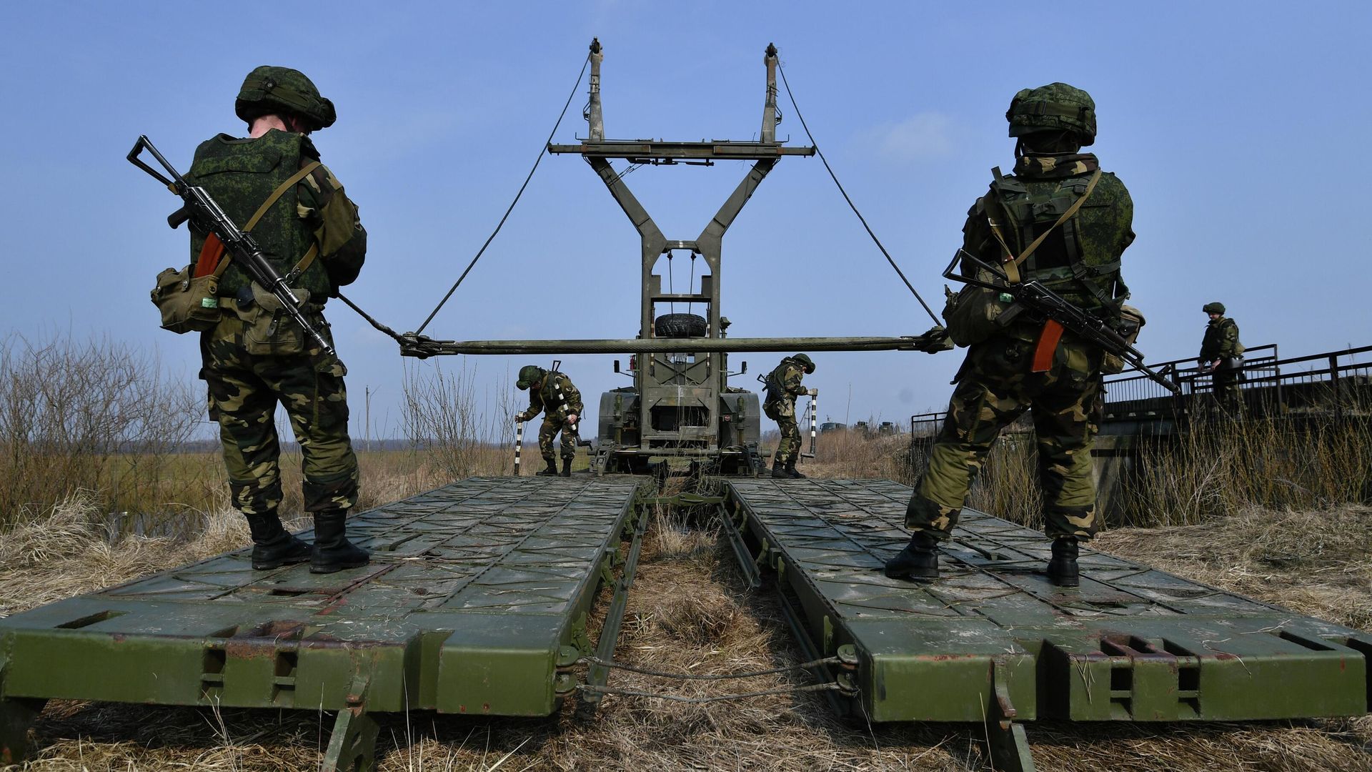 Belarusian forces engaged in joint training with their Russian counterparts during exercises in Vitebsk region, Belarus. File photo. - Sputnik International, 1920, 10.10.2022