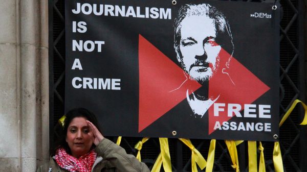 Акция в поддержку Д. Ассанжа в Лондоне - Sputnik International