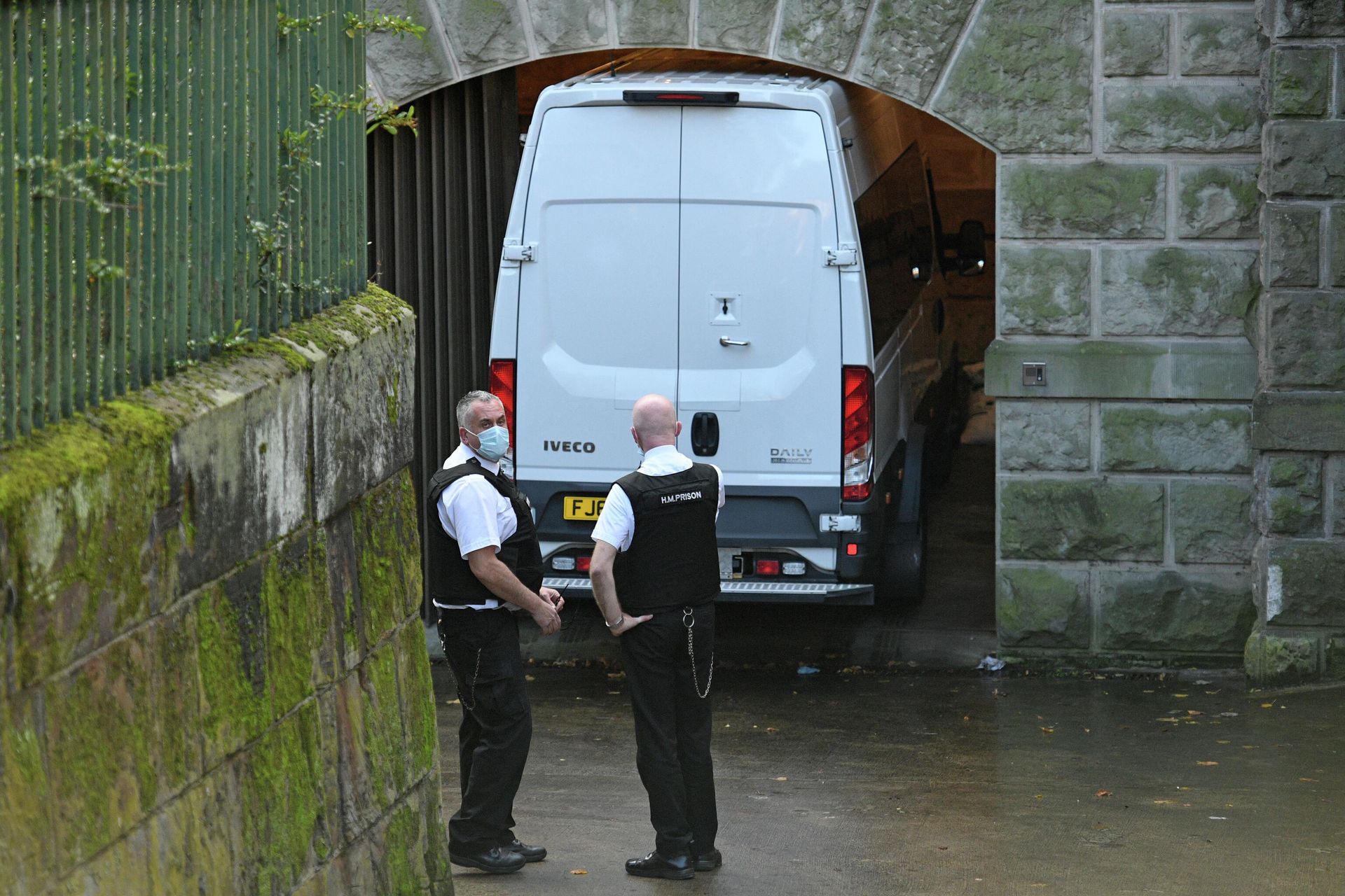 A prison van, believed to contain Lucy Letby, a British nurse charged with the murder of eight babies at a hospital in Chester. - Sputnik International, 1920, 11.10.2022