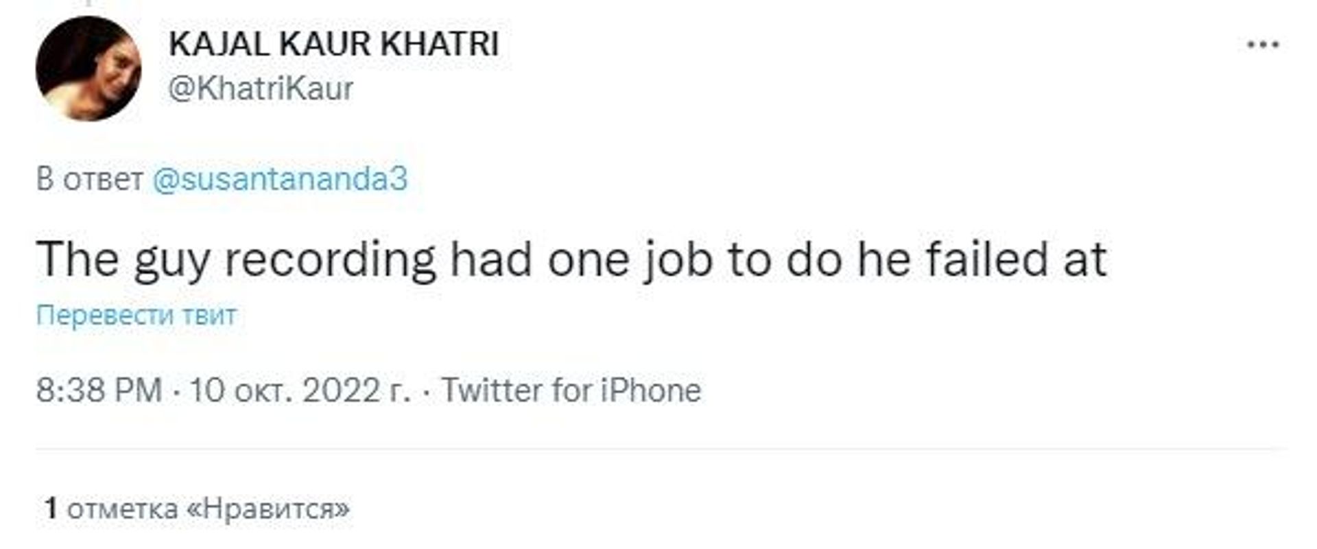 Twitter post - Sputnik International, 1920, 11.10.2022