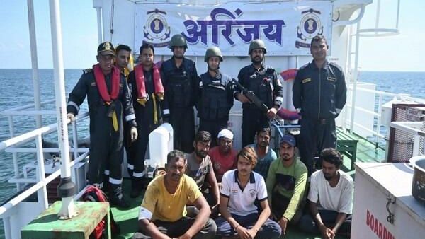 Rescued fishermen - Sputnik International
