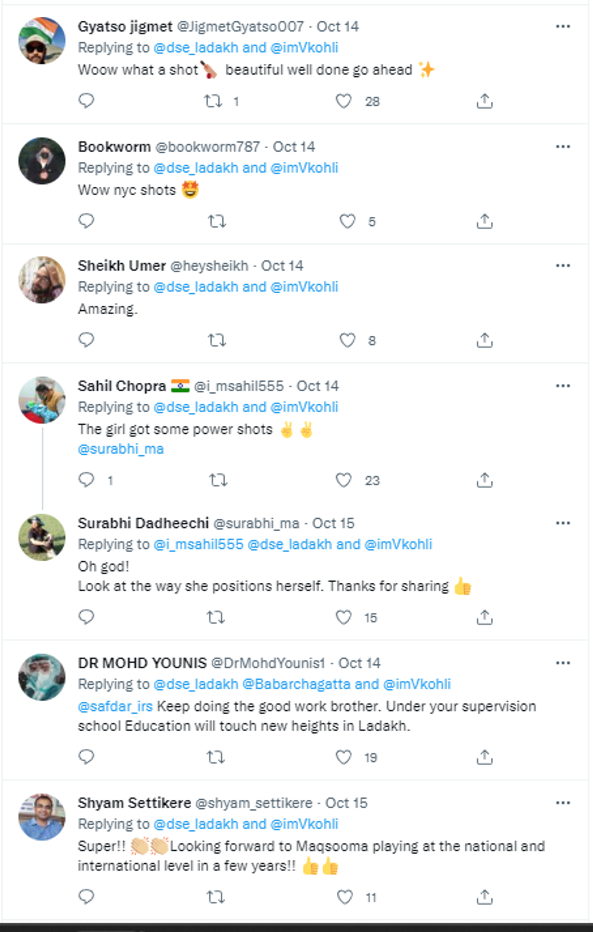 Netizens react to the viral video of young girl from India's Ladakh who breaks the internet and has left everyone impressed with her batting skills - Sputnik International, 1920, 16.10.2022