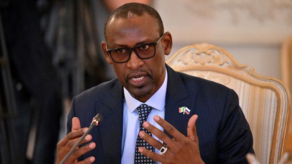 Malian Foreign Minister Abdoulaye Diop attends a meeting with his Russian counterpart Sergey Lavrov in Moscow, Russia, Friday, May 20, 2022. - Sputnik International