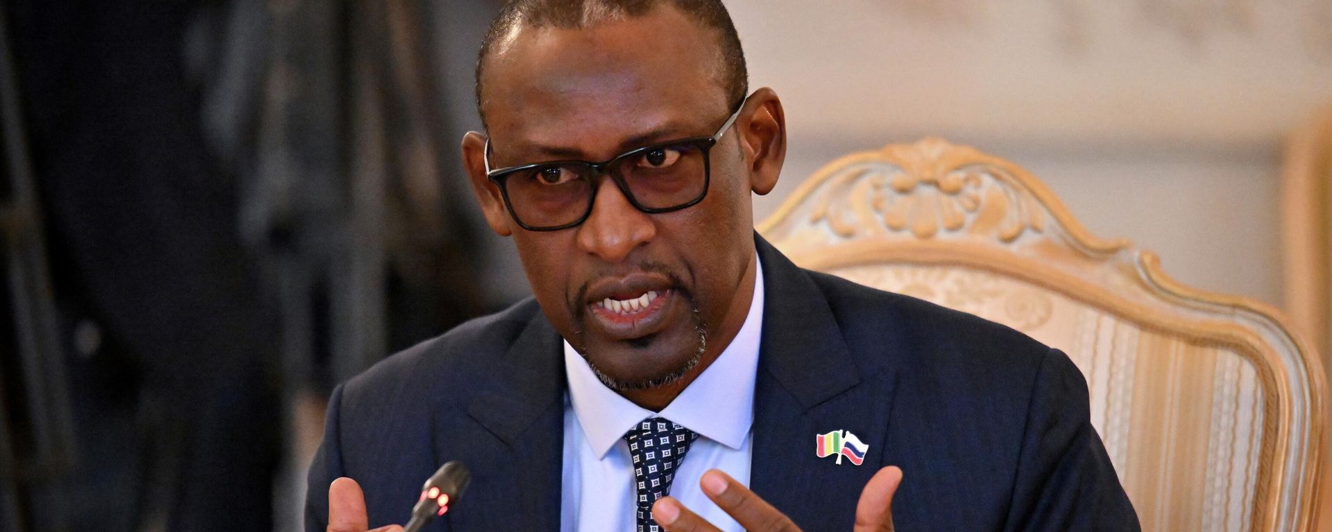 Malian Foreign Minister Abdoulaye Diop attends a meeting with his Russian counterpart Sergey Lavrov in Moscow, Russia, Friday, May 20, 2022. - Sputnik International, 1920, 17.02.2023