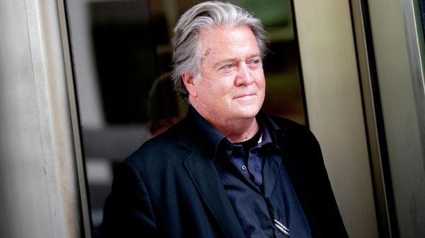 Former White House Chief Strategist Steve Bannon departs the United States District Court House on the first day of jury selection in his trial for contempt of Congress, in Washington, DC, on July 18, 2022 - Sputnik International