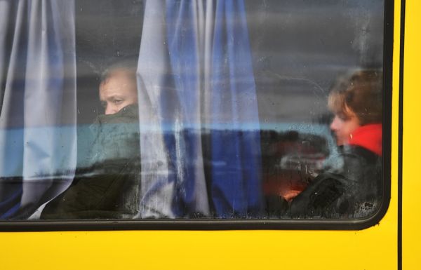 Kherson residents amid evacuation to the left bank of the Dnepr river. - Sputnik International