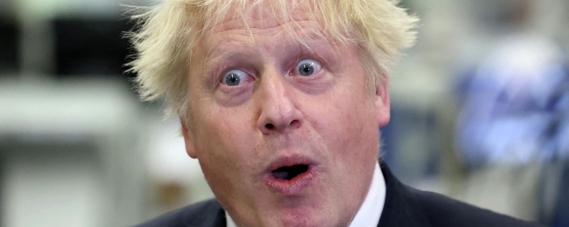 FILE PHOTO: Boris Johnson reacts during a visit to Thales weapons manufacturer in Belfast on May 16, 2022 FILE PHOTO: Boris Johnson reacts during a visit to Thales weapons manufacturer in Belfast on May 16, 2022 - Sputnik International, 1920, 22.10.2022
