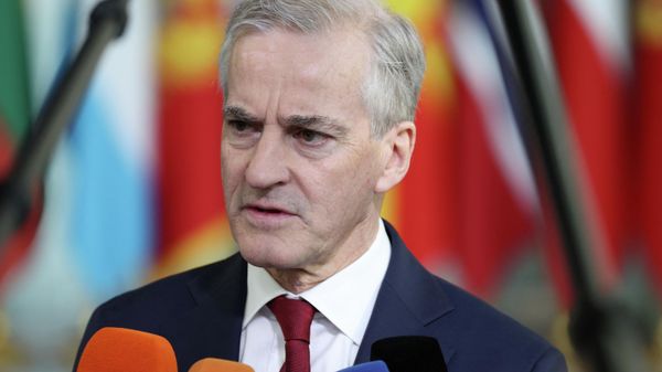 Norway's Prime Minister Jonas Gahr Store addresses media  - Sputnik International