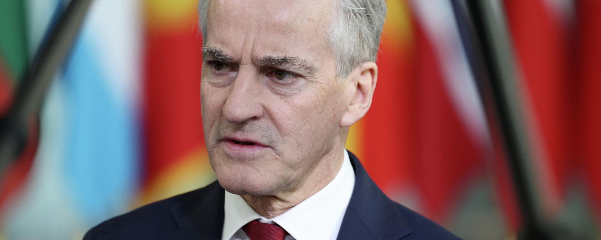 Norway's Prime Minister Jonas Gahr Store addresses media  - Sputnik International, 1920, 25.10.2022