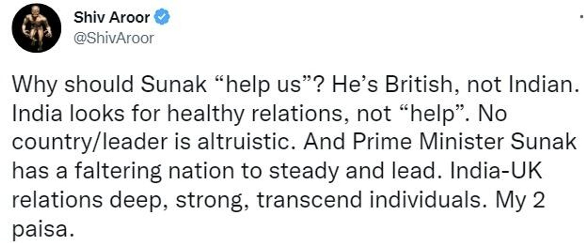 He is British, not Indian - Sputnik International, 1920, 25.10.2022