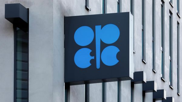 The logo of the Organization of the Petroleum Exporting Countries (OPEC) is seen outside of OPEC's headquarters in Vienna, Austria, Thursday, March 3, 2022.  - Sputnik International