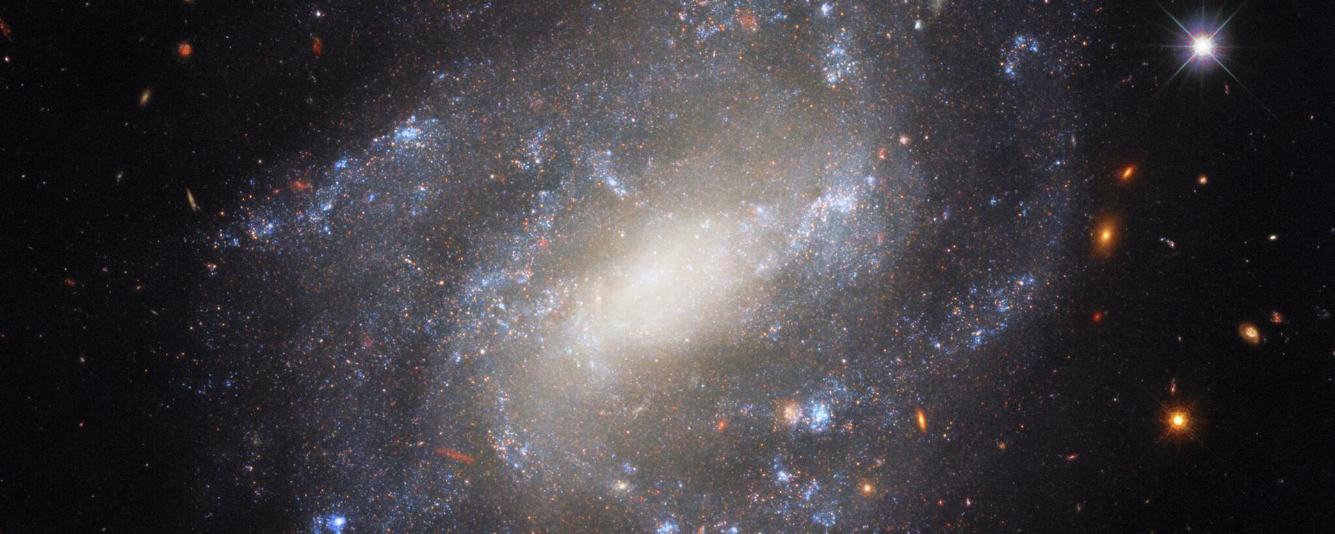 Image of spiral galaxy UGC 9391 taken by Hubble Space Telescope’s Wide Field Camera 3 Image of spiral galaxy UGC 9391 taken by Hubble Space Telescope’s Wide Field Camera 3 - Sputnik International, 1920, 09.12.2022