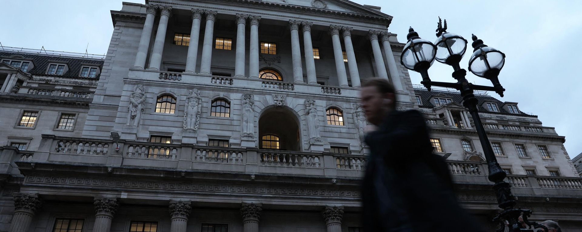 
The Bank of England, Britain's central bank, is pictured in the City of London on November 2, 2022.
.
 - Sputnik International, 1920, 23.03.2023