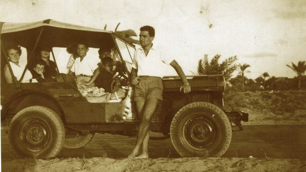 Espía israelí Eli Cohen en el canal de Suez, 1956 - Sputnik International