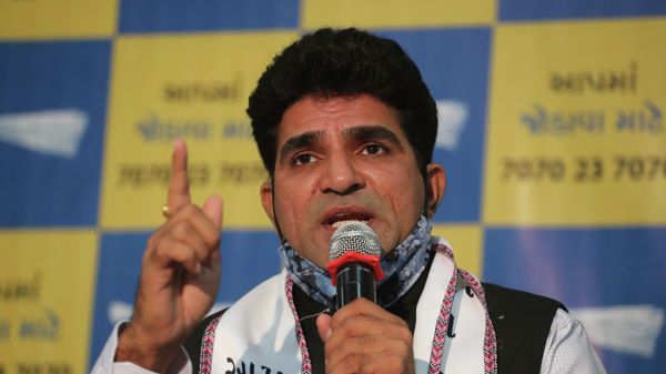 Isudan Gadhvi speaks after joining Aam Admi Party (AAP) - Sputnik International