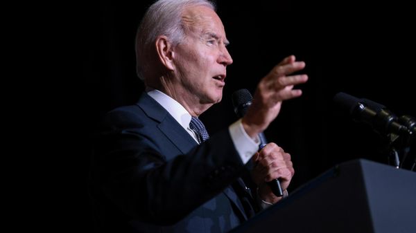 US President Joe Biden speaks about student debt relief at Delaware State University in Dover, Delaware, on October 21, 2022 - Sputnik International