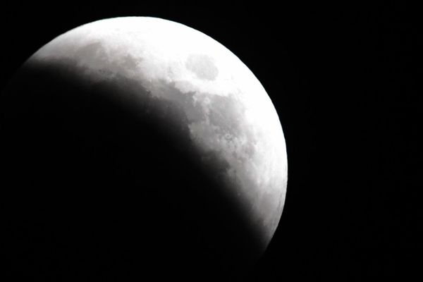 Moon during an eclipse in Vladivostok. On November 8, after noon, the moon will be partially obscured by the shadow of the Earth, and the moon will obscure Uranus and turn purple-red (blood moon). This phenomenon will complete the corridor of eclipses that began in October. The next time it will be observed will be in a few years. - Sputnik International