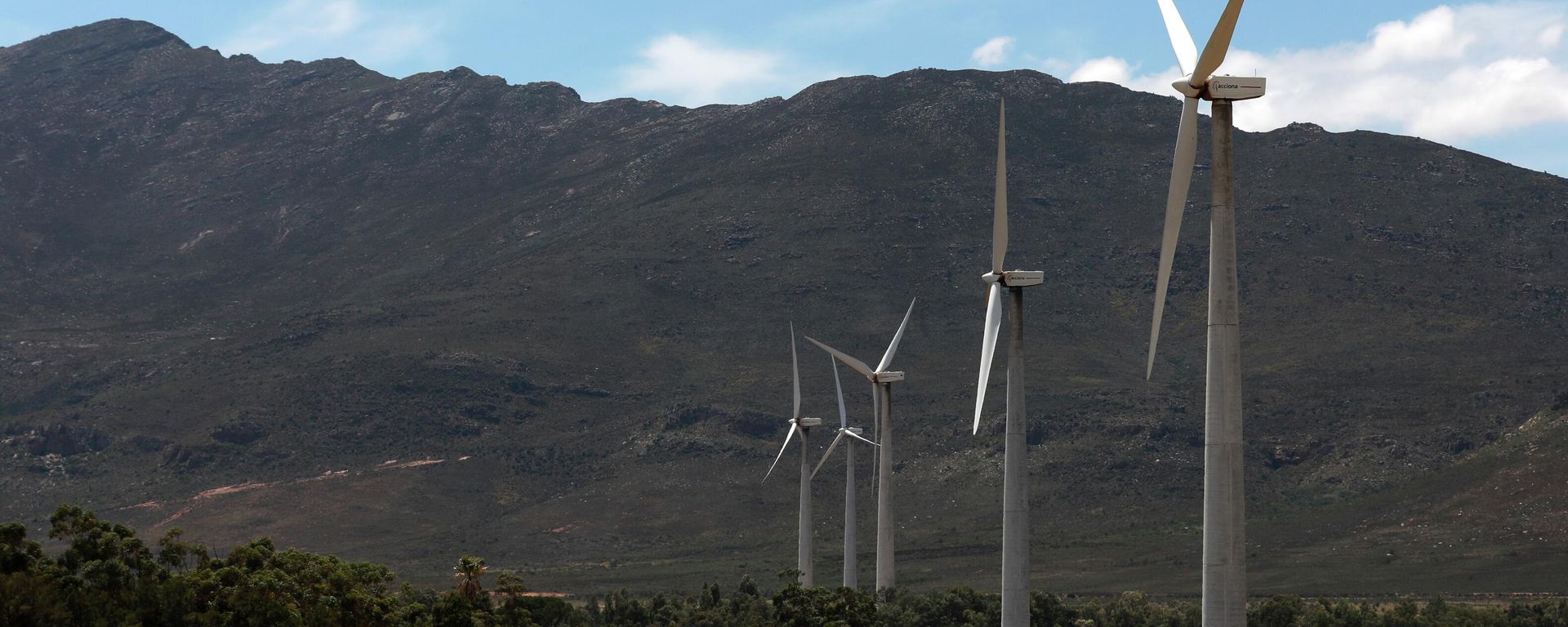 Wind turbines are seen at the Gouda Wind Farm located 115 km north east of Cape Town, South Africa, Monday, Nov. 7, 2022. The wind farm is one of the biggest in Southern Africa. Wind turbines are seen at the Gouda Wind Farm located 115 km north east of Cape Town, South Africa, Monday, Nov. 7, 2022. The wind farm is one of the biggest in Southern Africa. - Sputnik International, 1920, 02.02.2023