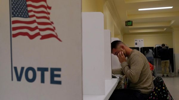 A voting booth in the United States - Sputnik International