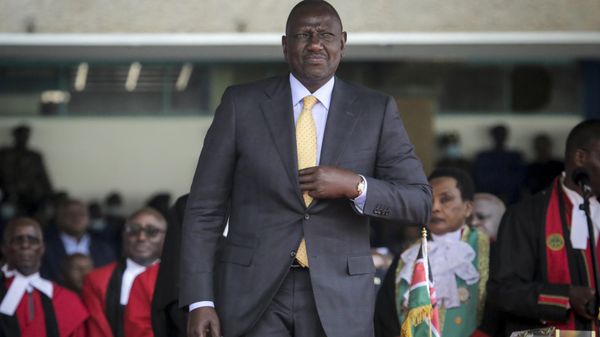 Kenya's new president William Ruto arrives to be sworn in to office at a ceremony held at Kasarani stadium in Nairobi, Kenya Tuesday, Sept. 13, 2022.  - Sputnik International