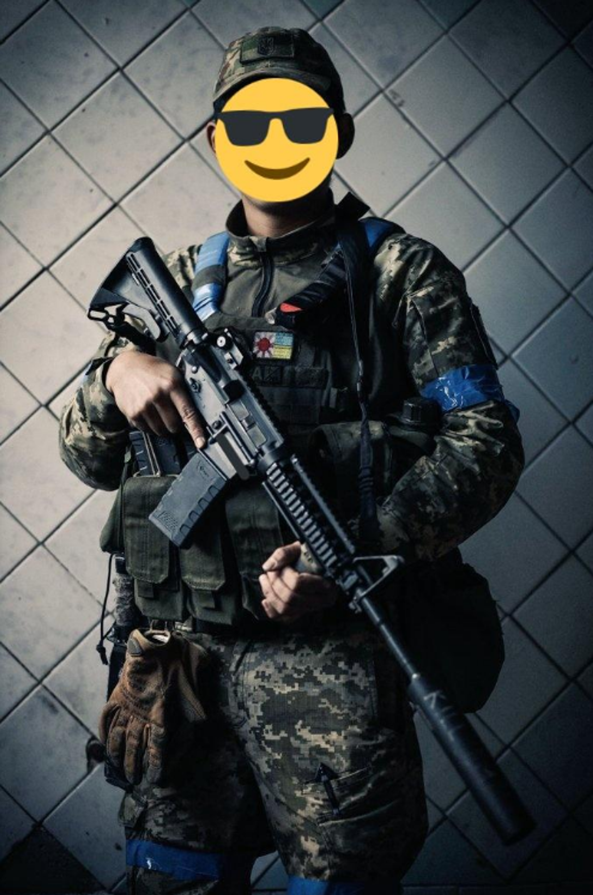 A photo of alleged Japanese neo-Nazi mercenary 'Dobre' who joined the Ukrainian forces. A photo of alleged Japanese neo-Nazi mercenary 'Dobre' who joined the Ukrainian forces. - Sputnik International, 1920, 13.11.2022