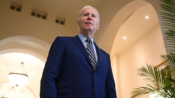 US President Joe Biden speaks about the US midterm election results as he attends the East Asia Summit during the 40th and 41st Association of Southeast Asian Nations (ASEAN) Summits in Phnom Penh on November 13, 2022 - Sputnik International