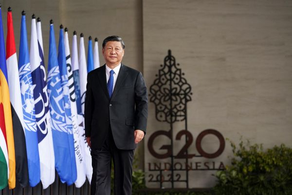 China's President Xi Jinping arrives for the G20 leaders' summit in Nusa Dua, on the Indonesian resort island of Bali on November 15, 2022.  - Sputnik International