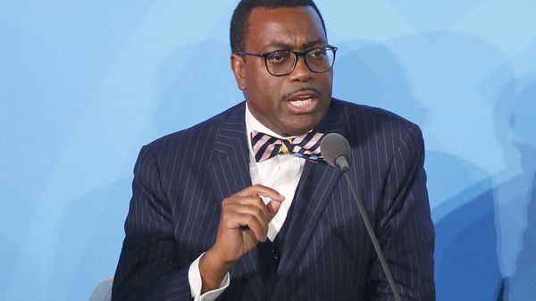 In this Sept. 23, 2019 file photo, African Development Bank President Akinwumi Adesina, the winner of the 2017 World Food Prize, speaks at U.N. headquarters. In this Sept. 23, 2019 file photo, African Development Bank President Akinwumi Adesina, the winner of the 2017 World Food Prize, speaks at U.N. headquarters. - Sputnik International