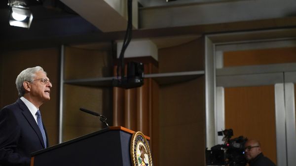 Attorney General Merrick Garland announces Jack Smith as special counsel to oversee the Justice Department's investigation into the presence of classified documents at former President Donald Trump's Florida estate and aspects of a separate probe involving the Jan. 6 insurrection and efforts to undo the 2020 election, at the Justice Department in Washington, Friday, Nov. 18, 2022. Attorney General Merrick Garland announces Jack Smith as special counsel to oversee the Justice Department's investigation into the presence of classified documents at former President Donald Trump's Florida estate and aspects of a separate probe involving the Jan. 6 insurrection and efforts to undo the 2020 election, at the Justice Department in Washington, Friday, Nov. 18, 2022. - Sputnik International