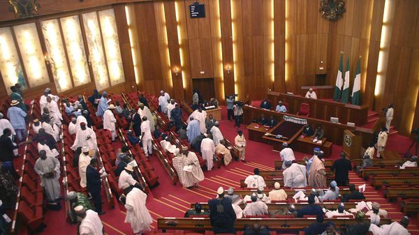 Lawmakers inside the National Assembly of Nigeria during a session in Abuja, Nigeria, Tuesday, May 16, 2006.  - Sputnik International