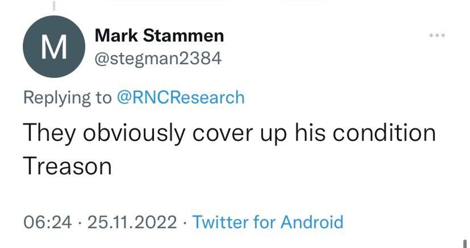 Twitter screenshot, response to Joe Biden's remarks about his Annual Physical Twitter screenshot, response to Joe Biden's remarks about his Annual Physical - Sputnik International, 1920, 25.11.2022