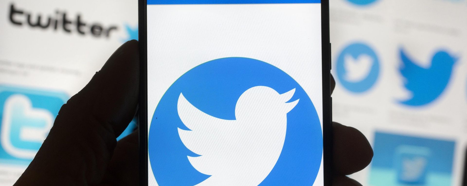 The Twitter logo is seen on a cell phone, Friday, Oct. 14, 2022, in Boston.  The “official” designation for major corporate accounts on Twitter appeared, vanished, and depending on the account, appeared or vanished again and some companies took to the social media platform to warn of imposters. - Sputnik International, 1920, 11.12.2022