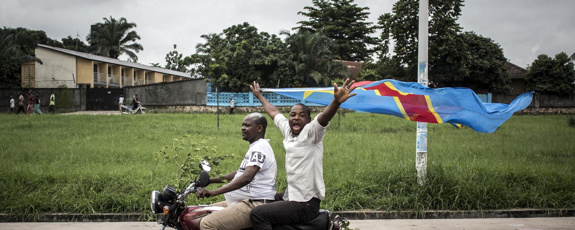 Supporters of the newly elected president of the Democratic Republic of Congo, Felix Tshisekedi, celebrate in the streets in Kinshasa on January 10, 2019. Supporters of the newly elected president of the Democratic Republic of Congo, Felix Tshisekedi, celebrate in the streets in Kinshasa on January 10, 2019. - Sputnik International, 1920, 27.11.2022