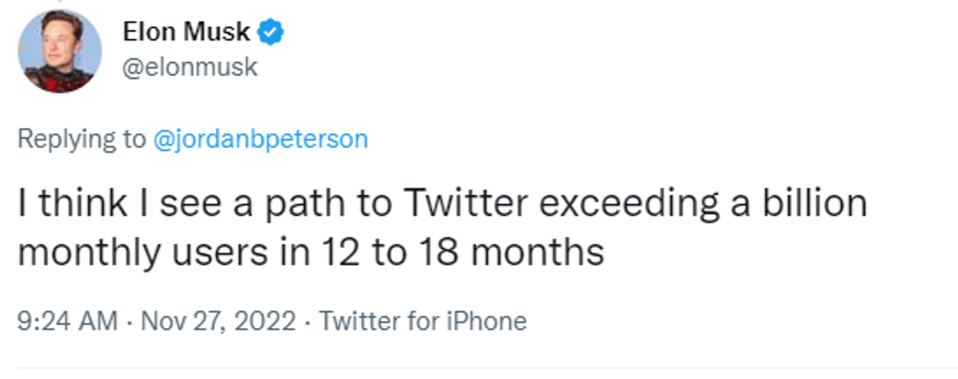 Elon Musk's Twitter post screenshot  - Sputnik International, 1920, 27.11.2022