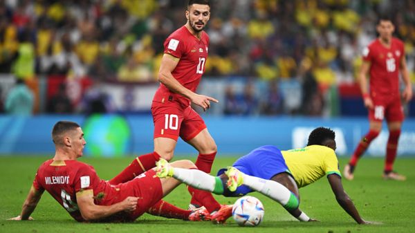 Serbia's national football team playing against Brazil at 2022 World Cup in Qatar - Sputnik International