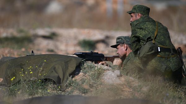 Reservists called up under Russia's partial mobilization in September, on a training ground in Sevastopol, Crimea. September 30, 2022. - Sputnik International