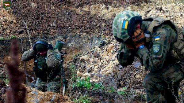 Italian Mod 63 120 mm mortar used by Ukrainian forces. - Sputnik International