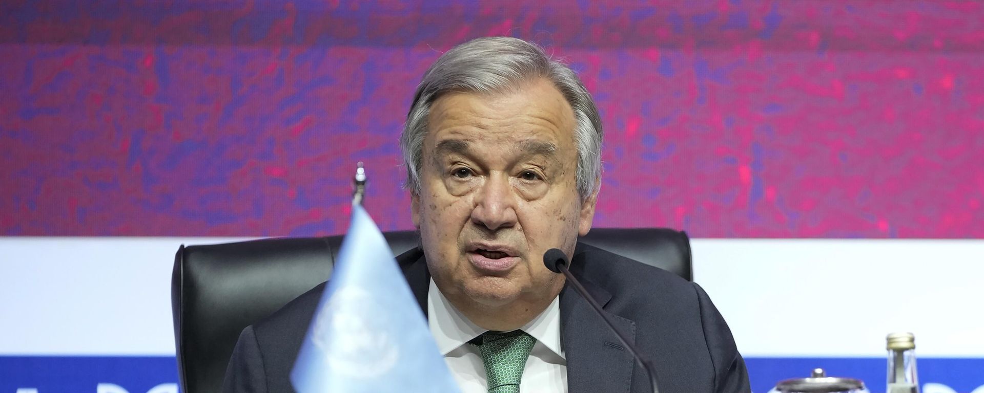 United Nations Secretary General Antonio Guterres speaks ahead of the G20 Summit in Bali, Indonesia on Nov. 14, 2022. - Sputnik International, 1920, 08.12.2022