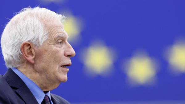 European Union foreign policy chief Josep Borrell delivers his speech during a debate on Russia's war against Ukraine, at the European Parliament, Tuesday, Nov. 22, 2022 in Strasbourg, eastern France.  - Sputnik International