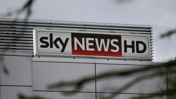 A Sky News HD logo is pictured on a sign outside pay-TV giant Sky Plc's headquarters in Isleworth, west London on March 17, 2017. - Sputnik International