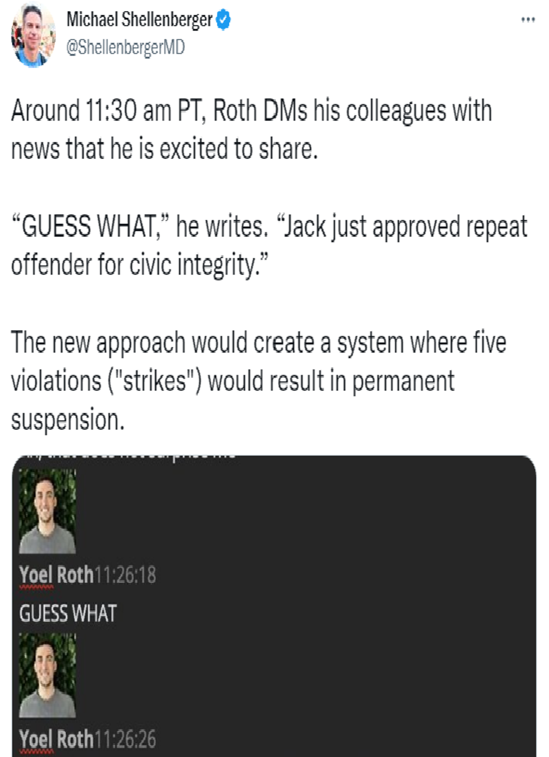 Twitter screenshot of latest portion of the “Twitter Files,” shared by Author Michael Shellenberger. Twitter screenshot of latest portion of the “Twitter Files,” shared by Author Michael Shellenberger. - Sputnik International, 1920, 11.12.2022